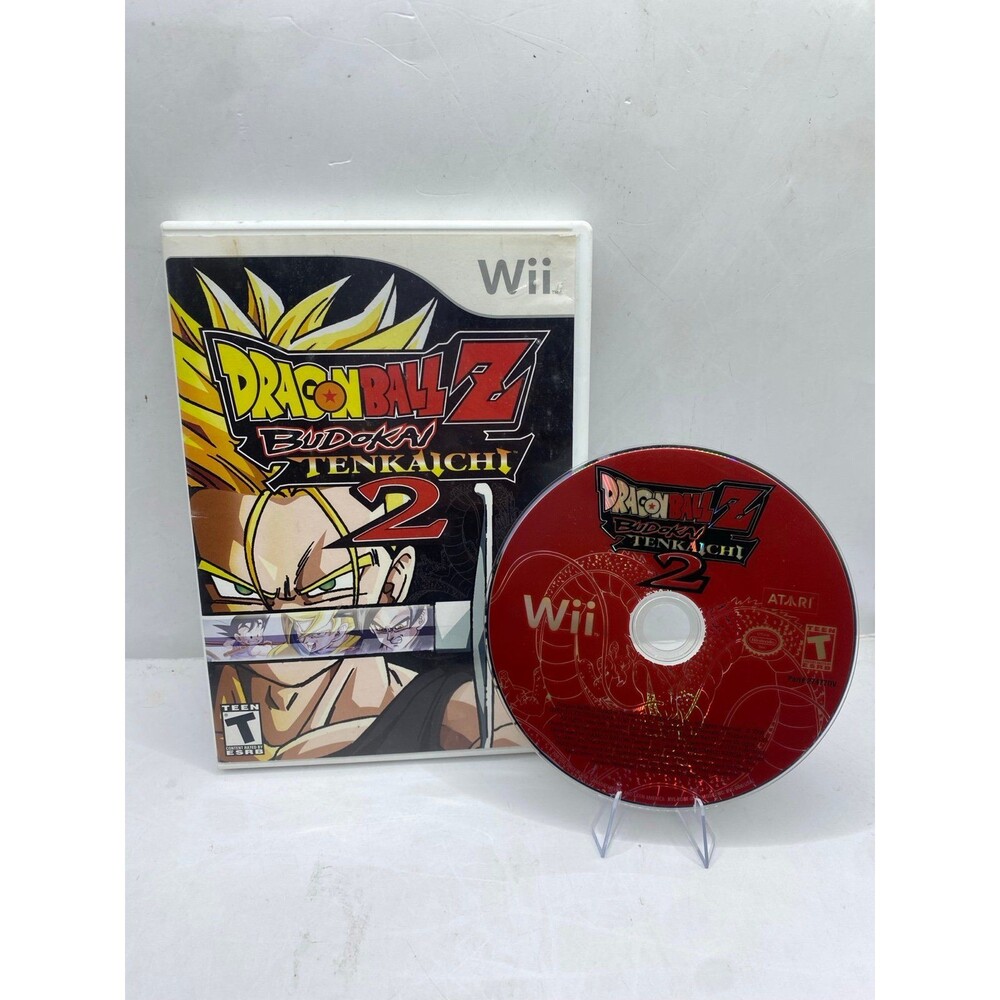 Dragonball Z Budokai Tenkaichi 2 (Nintendo Wii) No Manual - Tested - DBZ Goku